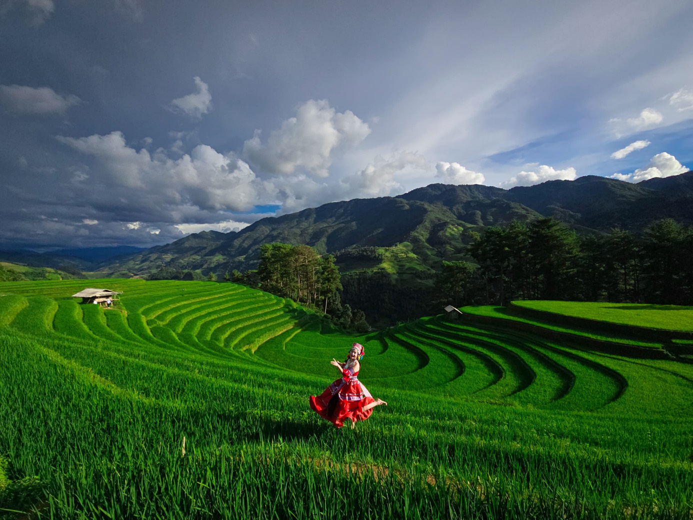 Ảnh thiếu nữ ở đồi móng ngựa khiến chị em muốn lên ngay Mù Cang Chải - 1