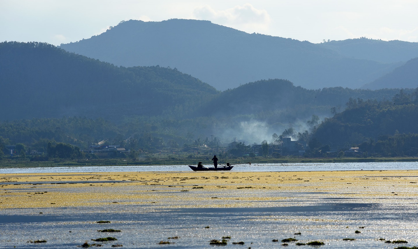 ‘tham reu khong lo’ tao nen buc tranh ky ao tren dam an khe - 15