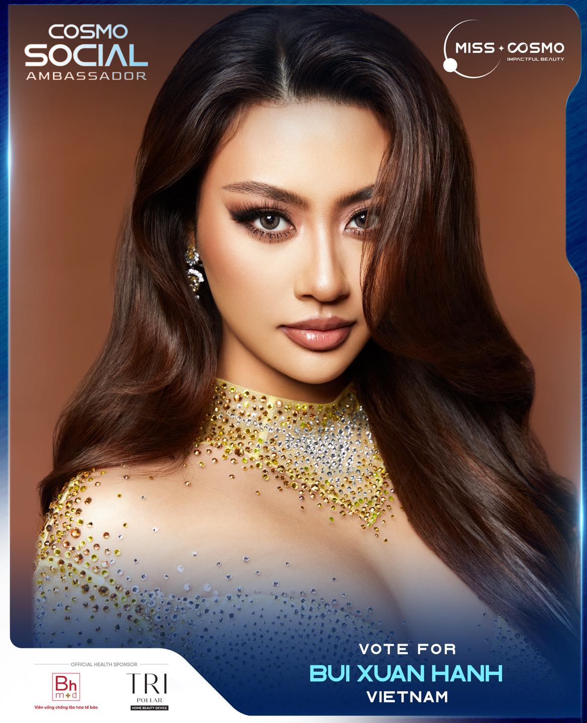 Top 12 thí sinh được bình chọn cao nhất ở giải thưởng "Cosmo Social Ambassador" by BHMED, ai sẽ ghi danh vào Top 21 Miss Cosmo 2024? - 2