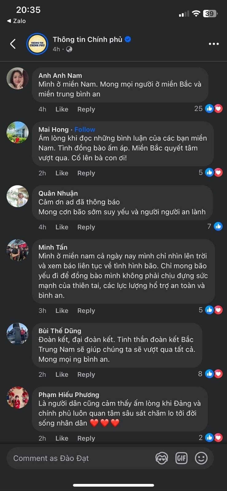 Những hình ảnh đậm tình người viral mạng xã hội giữa cơn bão YAGI - 9