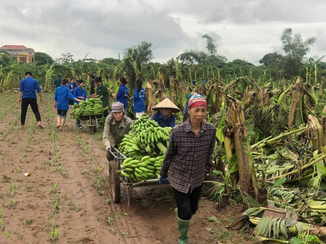 Xuyên đêm làm cơm nắm, tìm sạc dự phòng, áo phao cho vùng lũ - 10