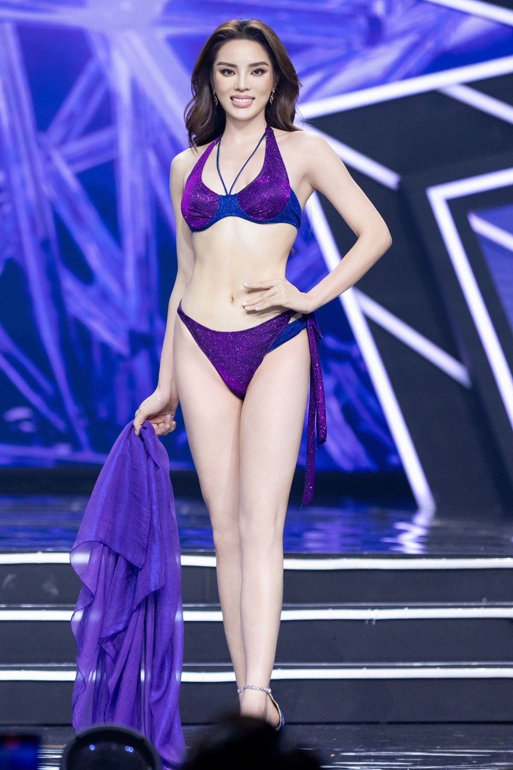 Kỳ Duyên 2 lần được gọi tên vào Top 5 trình diễn bikini và trang phục dạ hội đẹp nhất bán kết Miss Universe Vietnam 2024 - 1