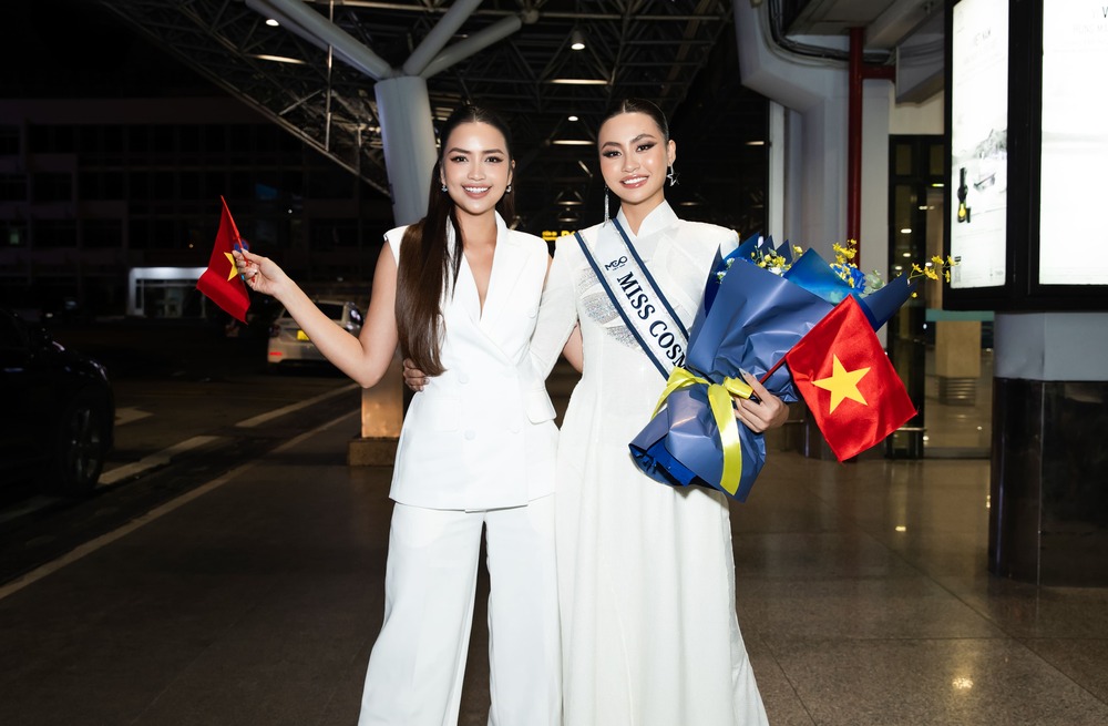 Hoa hậu Xuân Hạnh diện áo dài trắng thướt tha, chính thức lên đường nhập cuộc Miss Cosmo 2024 - 2