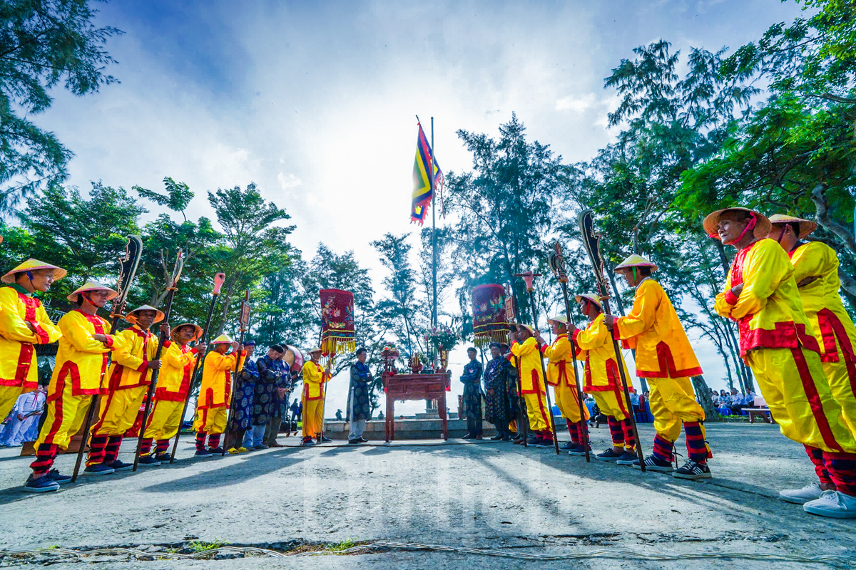 Long trọng nghi thức thượng Đại kỳ tung bay trên nền trời Cần Thạnh - 3