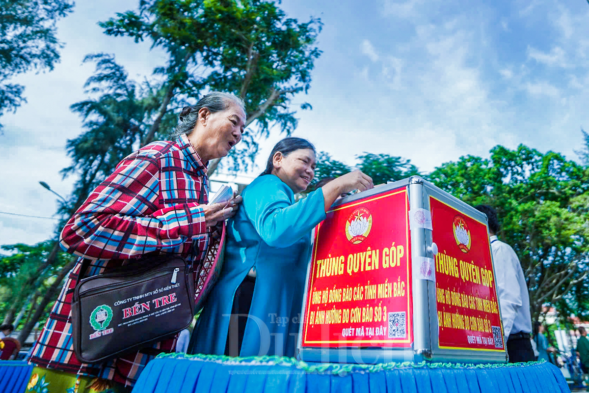 Long trọng nghi thức thượng Đại kỳ tung bay trên nền trời Cần Thạnh - 14