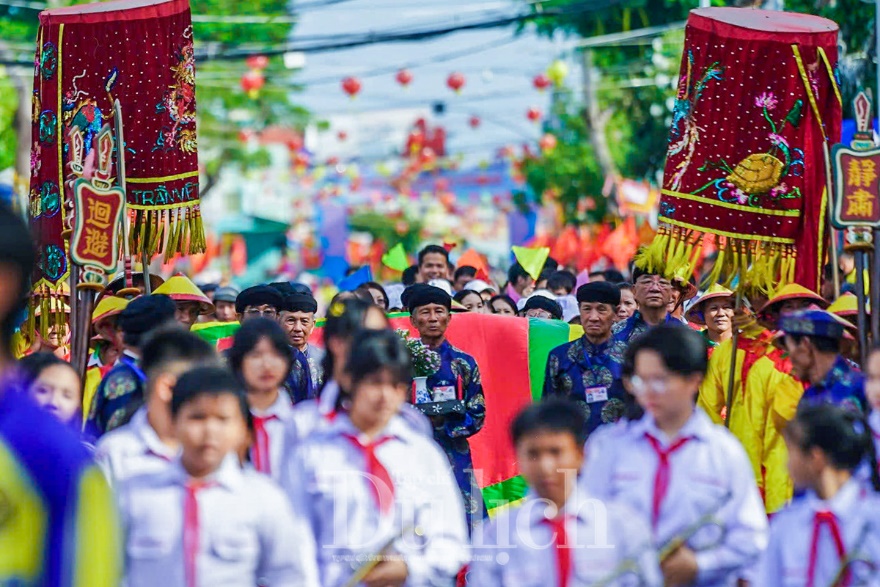 Long trọng nghi thức thượng Đại kỳ tung bay trên nền trời Cần Thạnh - 6