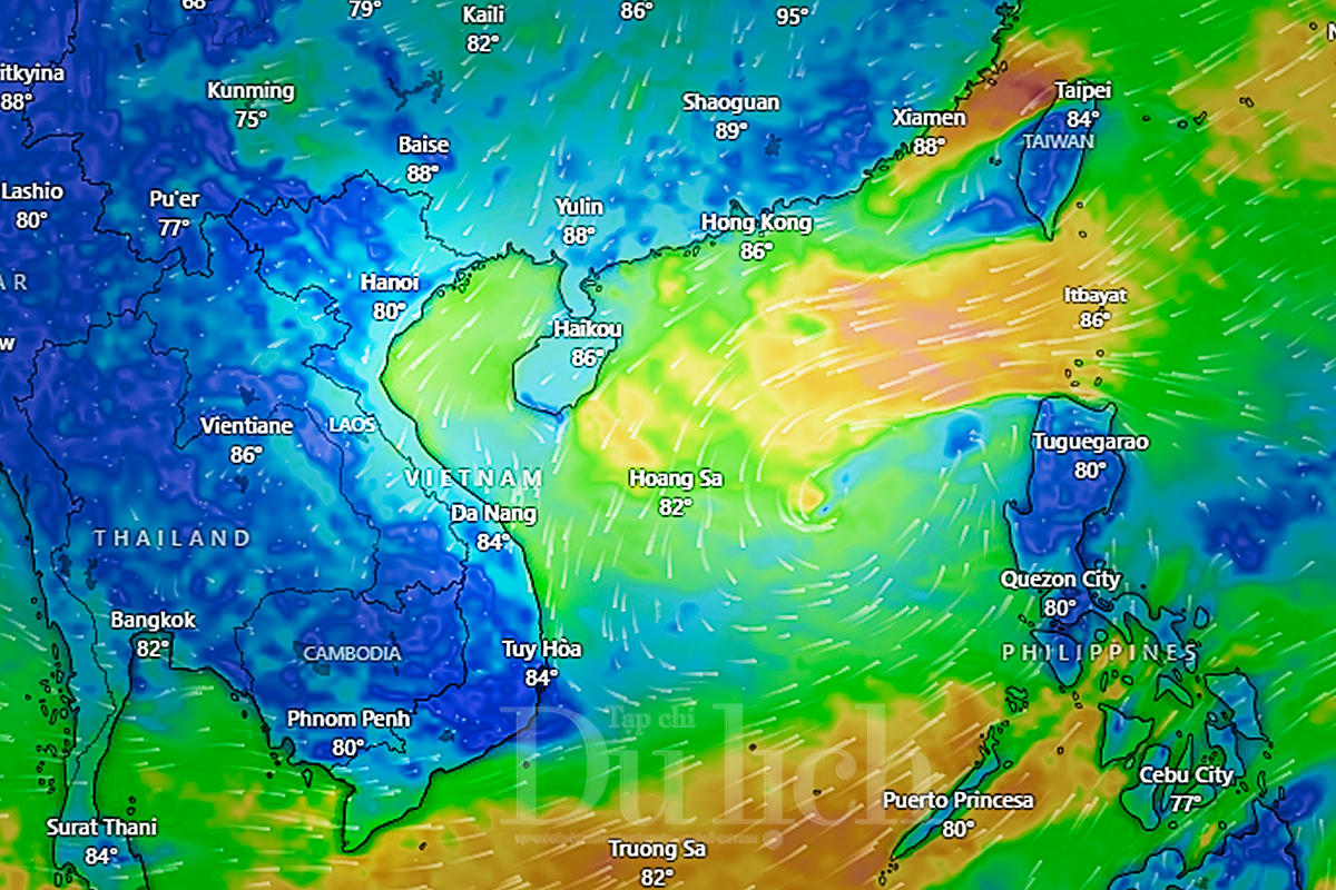 Áp thấp biển Đông mạnh dần thành bão, hướng di chuyển phức tạp hơn siêu bão Yagi - 2