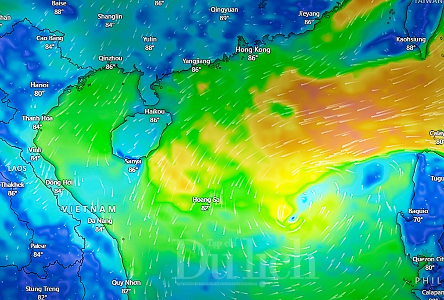 Áp thấp biển Đông mạnh dần thành bão, hướng di chuyển phức tạp hơn siêu bão Yagi - 3