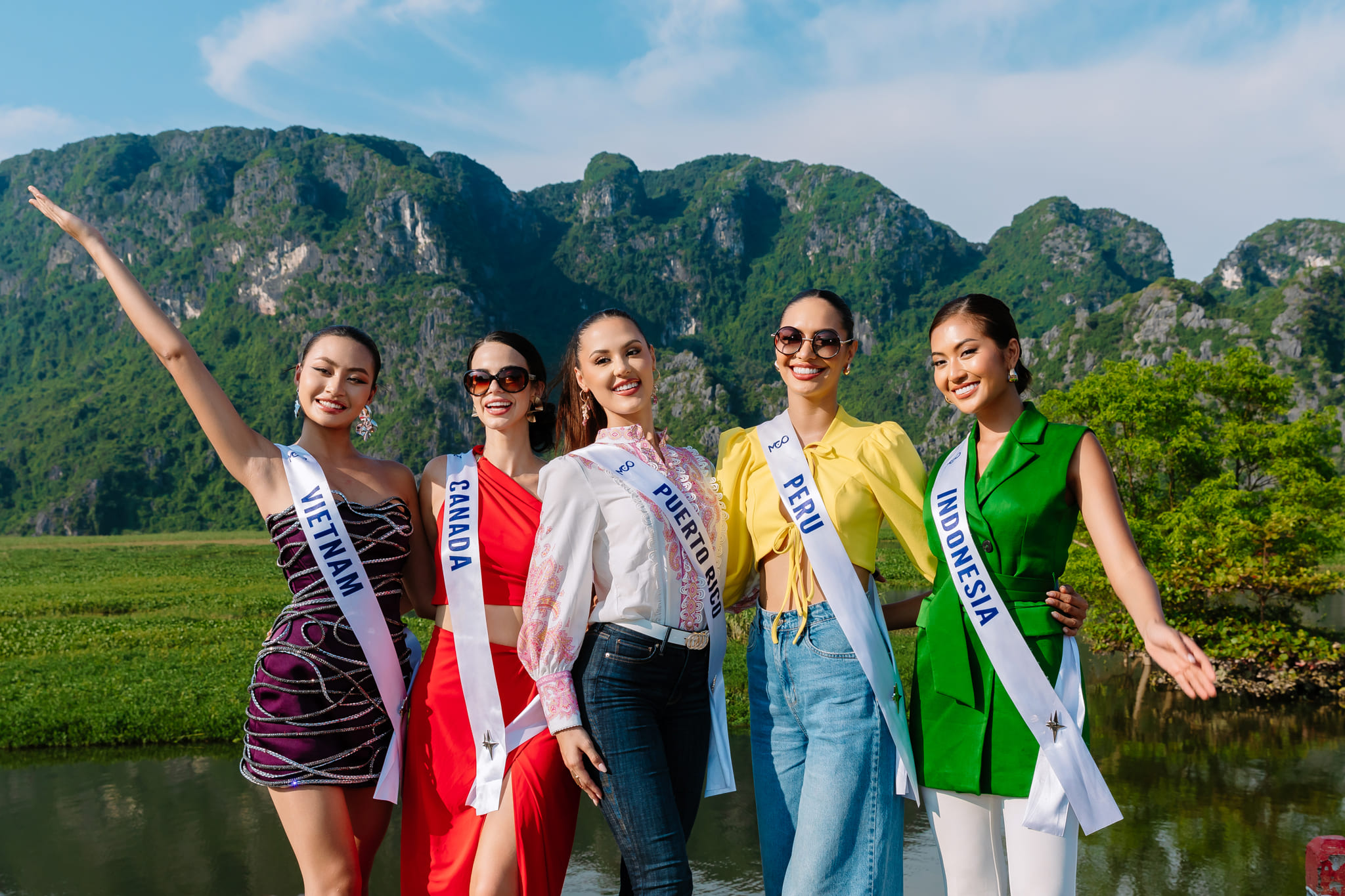 Thí sinh Miss Cosmo 2024 mê đắm vẻ đẹp non nước kì vĩ và ẩm thực phong phú của Ninh Bình - 1