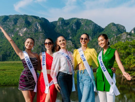  - Thí sinh Miss Cosmo 2024 mê đắm vẻ đẹp non nước kì vĩ và ẩm thực phong phú của Ninh Bình