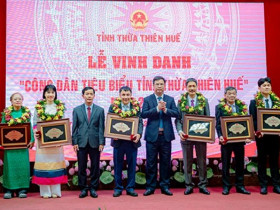  - Vinh danh 10 công dân tiêu biểu tỉnh Thừa Thiên Huế năm 2023