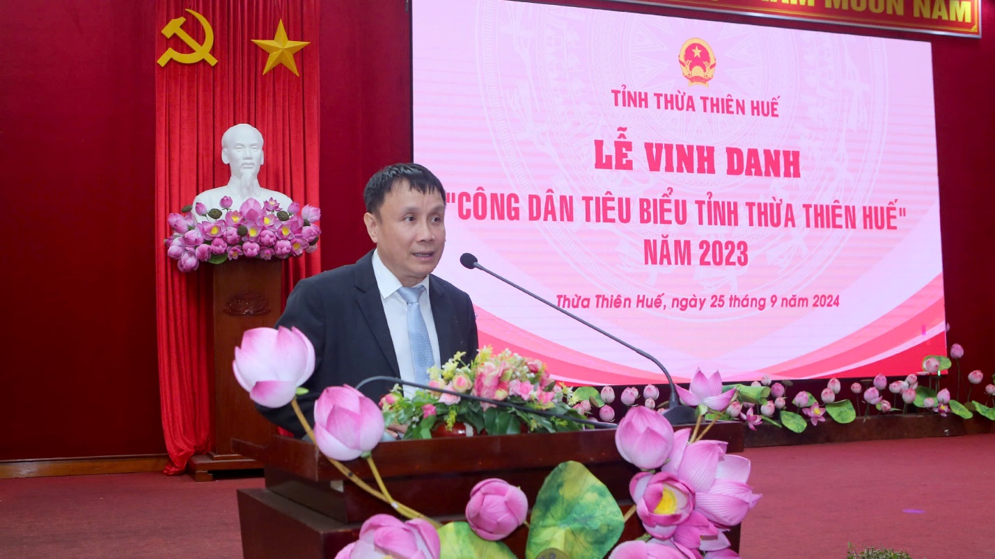 Vinh danh 10 công dân tiêu biểu tỉnh Thừa Thiên Huế năm 2023 - 2