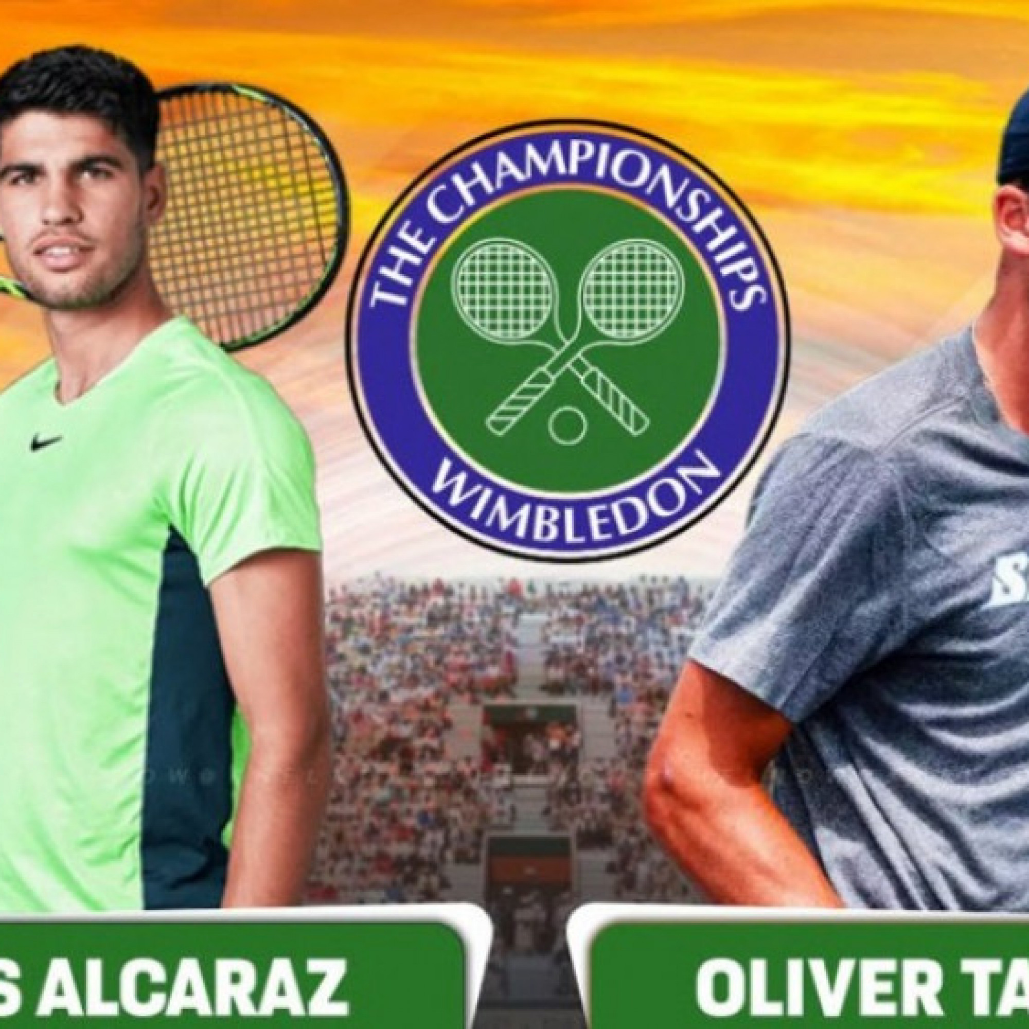  - Trực tiếp tennis Tarvet - Alcaraz: Điểm break rất sớm cho Alcaraz (Wimbledon)