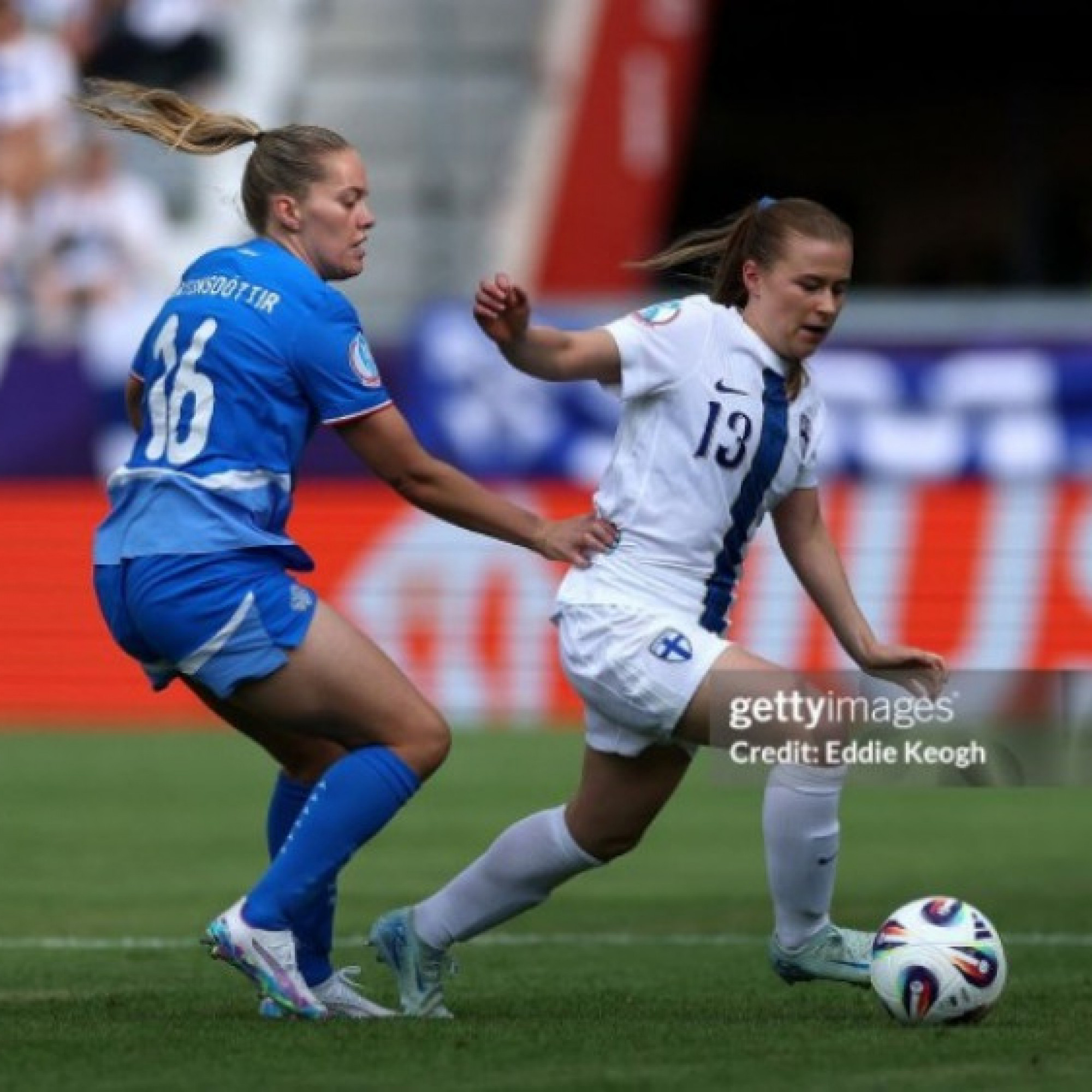  - Video bóng đá nữ ĐT Iceland - Phần Lan: Thẻ đỏ tai hại, 3 điểm quan trọng (EURO nữ)