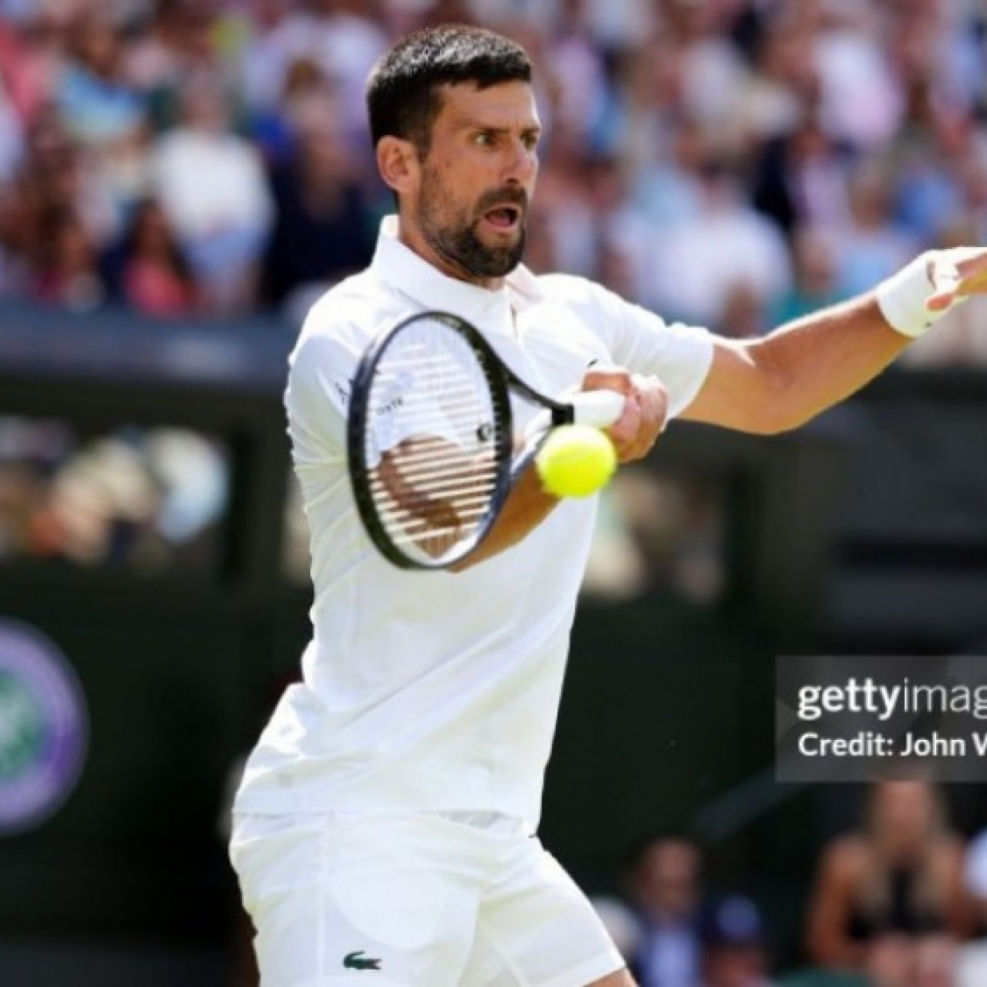  - Video tennis Evans - Djokovic: Áp đảo toàn diện (Wimbledon)