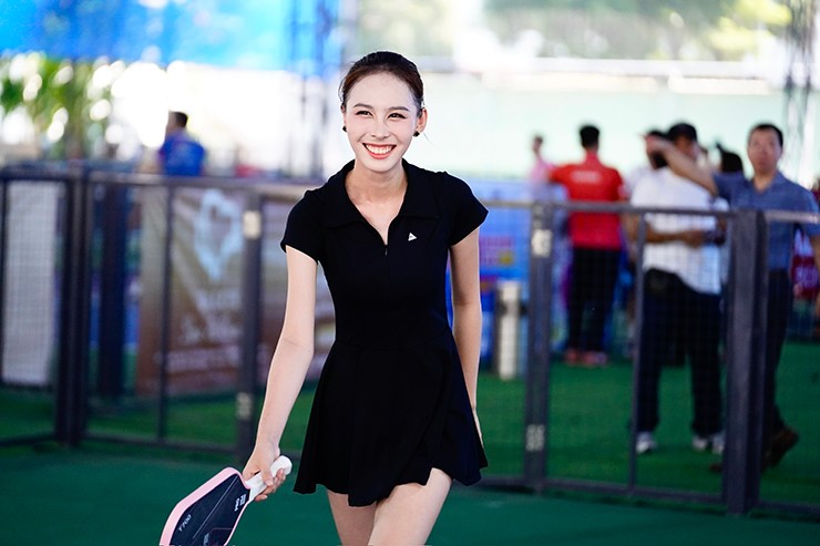 Á hậu Ngọc Hằng, kỳ thủ 15 tuổi gây chú ý ngày mở màn giải Pickleball Việt Nam 2025 - 8