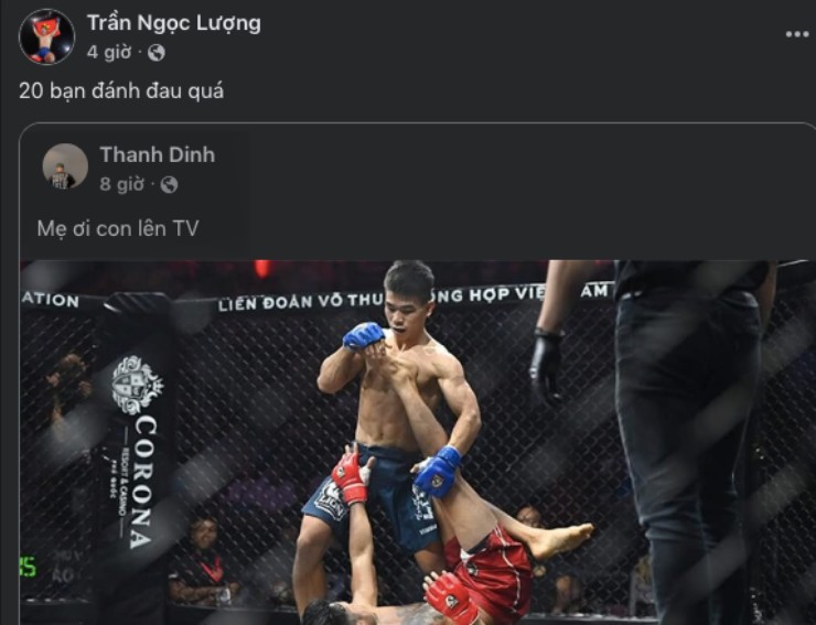 Chấn động kèo 1 đấu 20 ở MMA Việt Nam: Trần Ngọc Lượng kêu "bị đánh đau quá" - 1