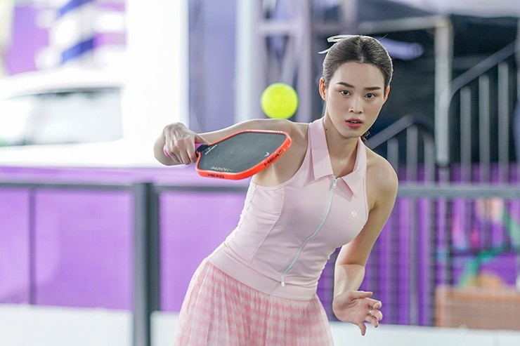 Hoa hậu Đỗ Thị Hà so tài pickleball, dàn mỹ nhân khoe sắc tại giải đấu tiền tỷ - 1
