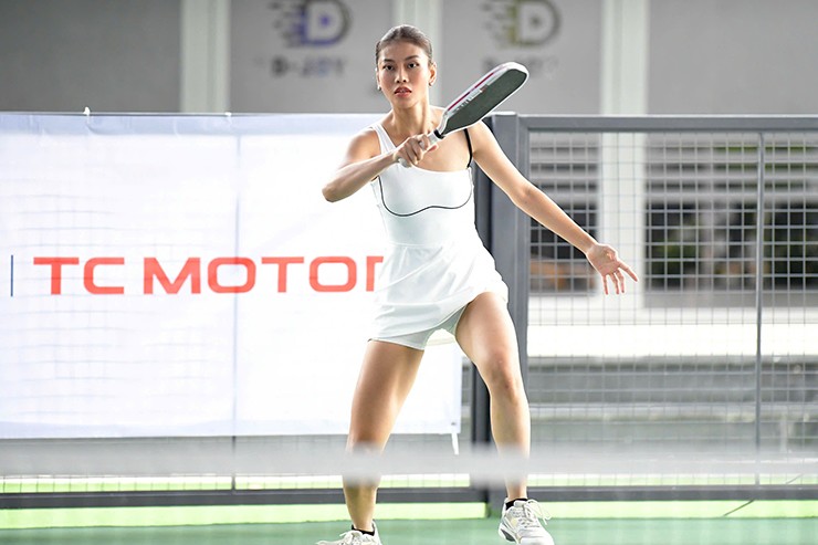 Hoa hậu Đỗ Thị Hà so tài pickleball, dàn mỹ nhân khoe sắc tại giải đấu tiền tỷ - 12