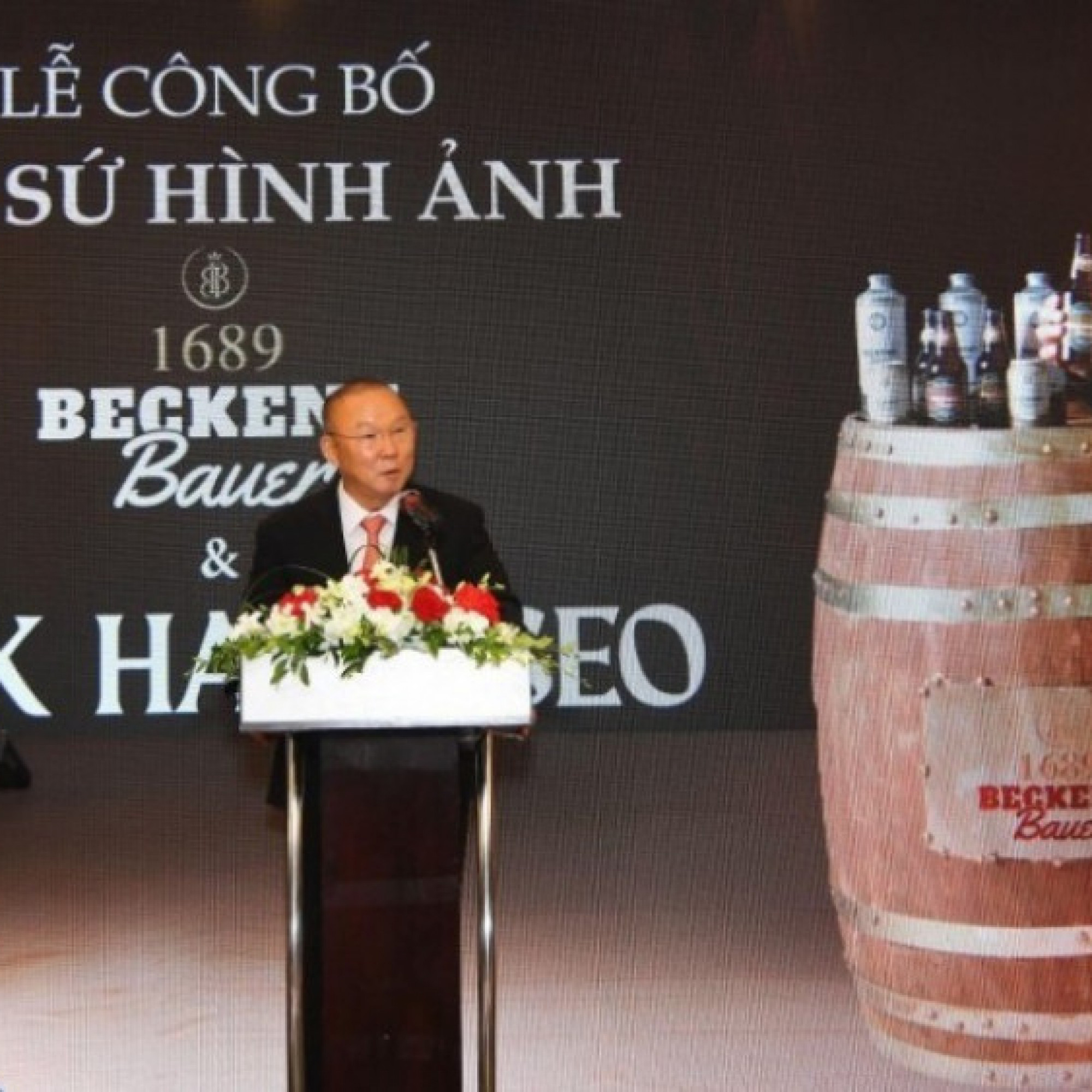  - HLV Park Hang Seo đồng hành cùng thương hiệu 1689 BECKENT BAUER lan tỏa bản lĩnh