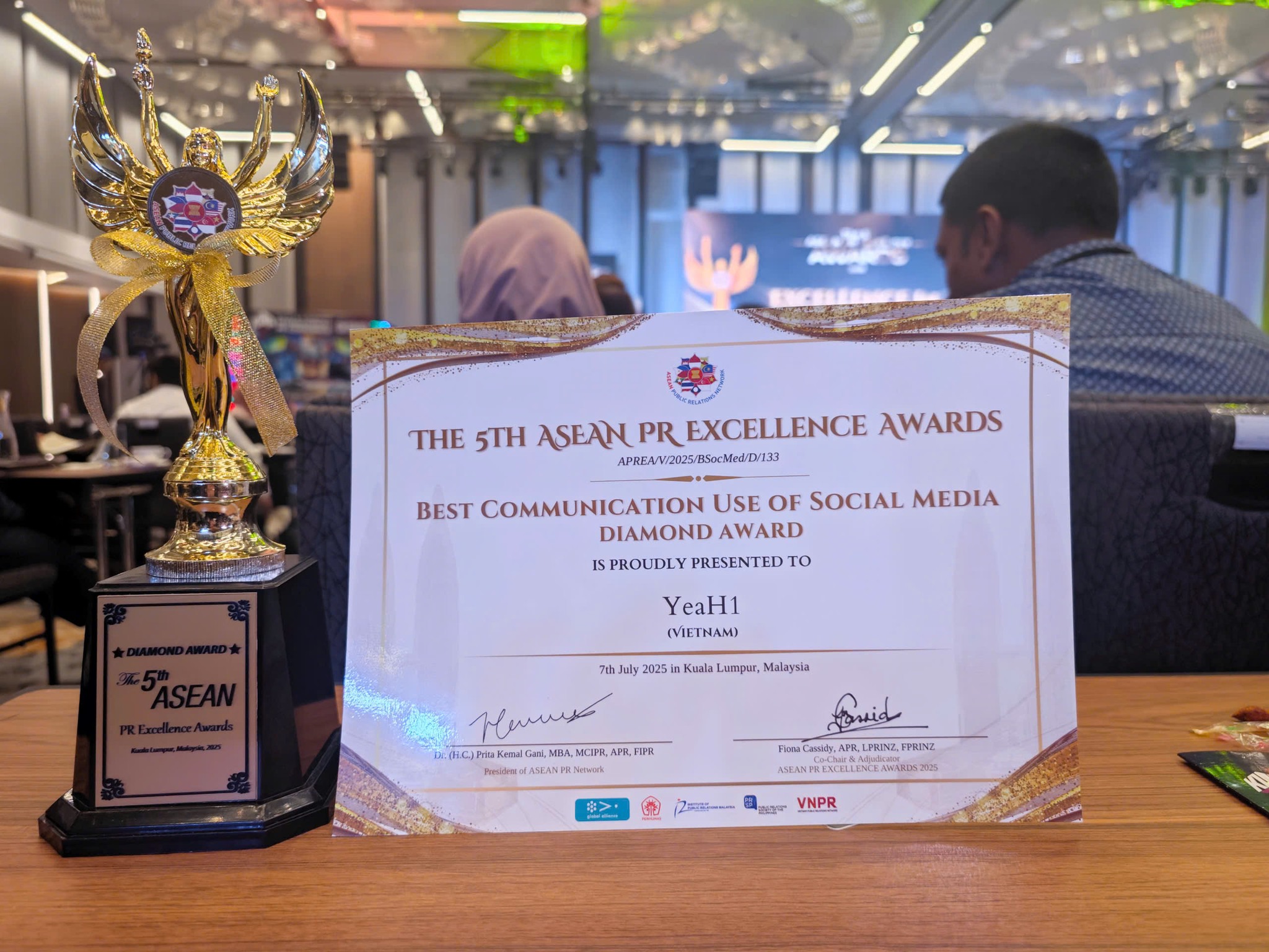 YeaH1 giành giải Kim cương tại Giải thưởng PR ASEAN 2025 với concert “Anh Trai Vượt Ngàn Chông Gai” - 2