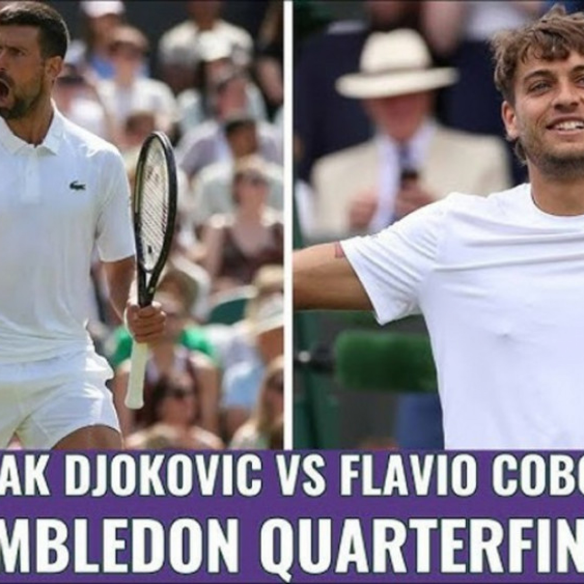  - Trực tiếp tennis Wimbledon ngày 10: Sinner dễ gặp cú sốc lớn, Djokovic thảnh thơi