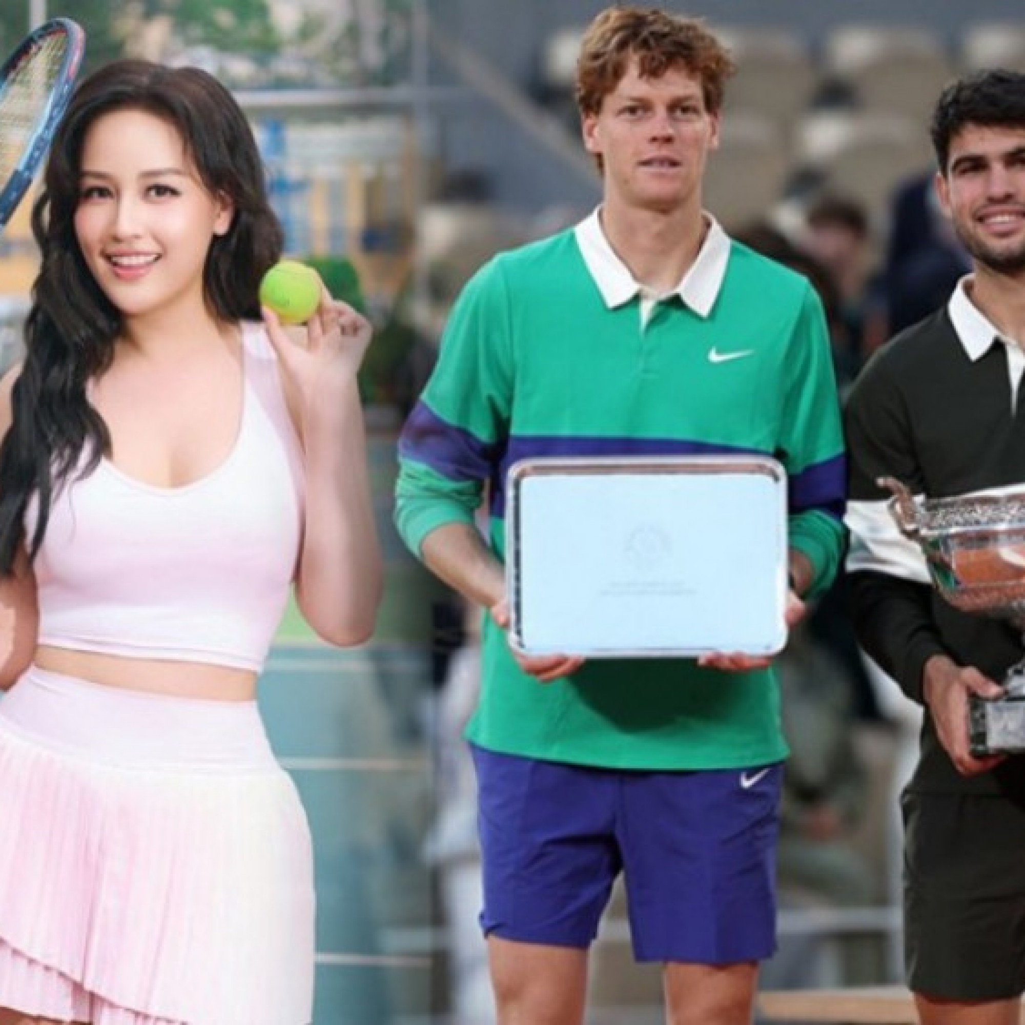  - Kinh điển Alcaraz - Sinner: Hoa hậu Mai Phương Thúy háo hức, Federer ủng hộ "Tiểu Nadal"