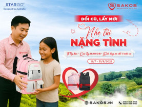  - Sakos khởi động chiến dịch nghĩa tình cho học sinh vùng cao, trao 5.000 chiếc balo nhân mùa tựu trường