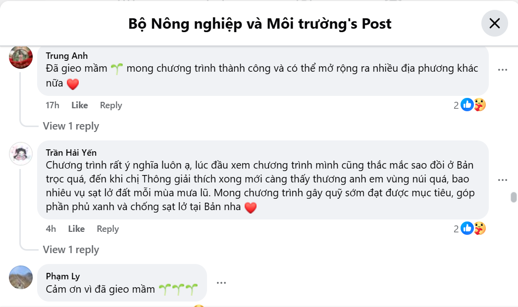 ‘Vì một Việt Nam hạnh phúc’: Cộng đồng chung tay gieo 2,5 hecta rừng chỉ sau 16 giờ khởi động - 3