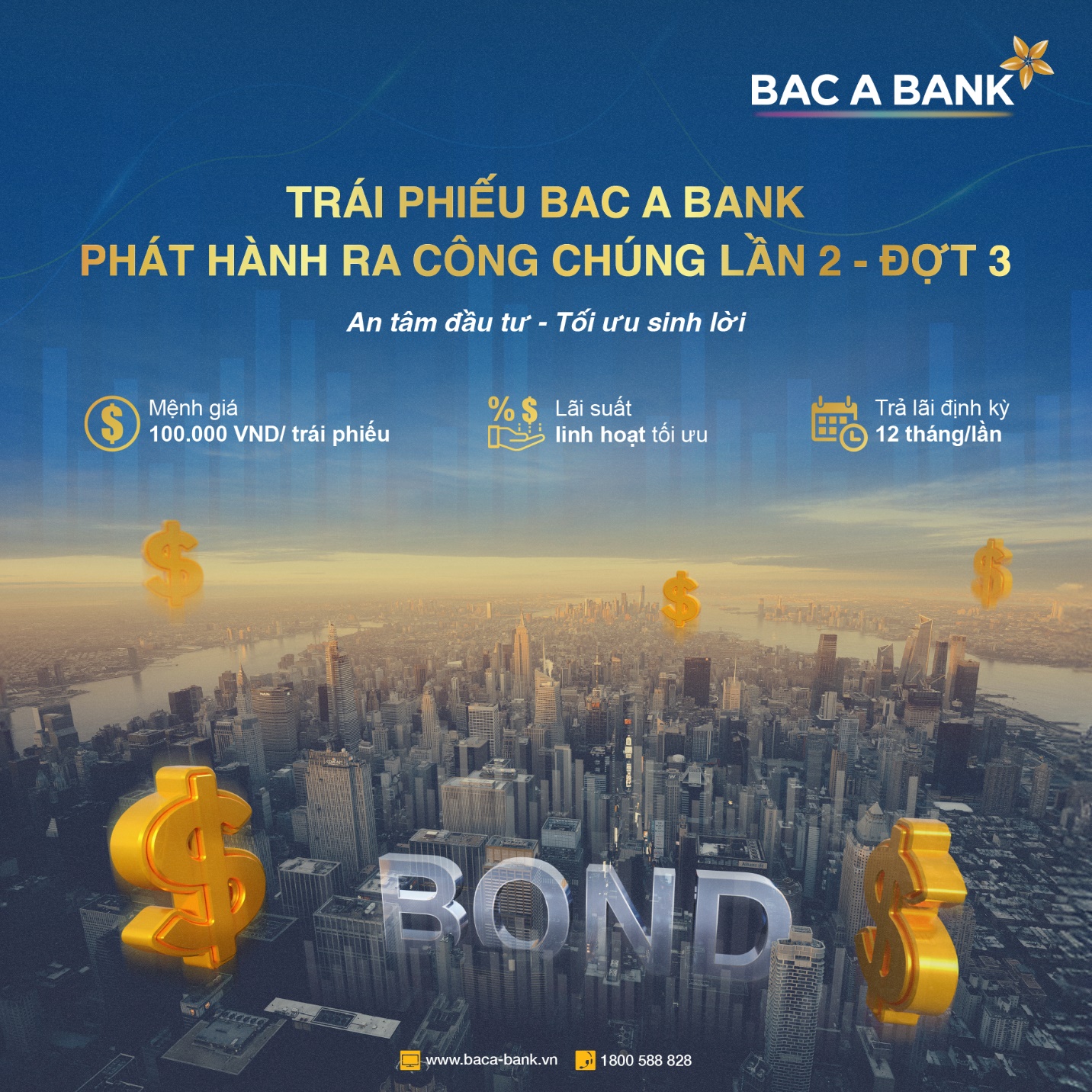 BAC A BANK chào bán 15 triệu trái phiếu phát hành ra công chúng - 1