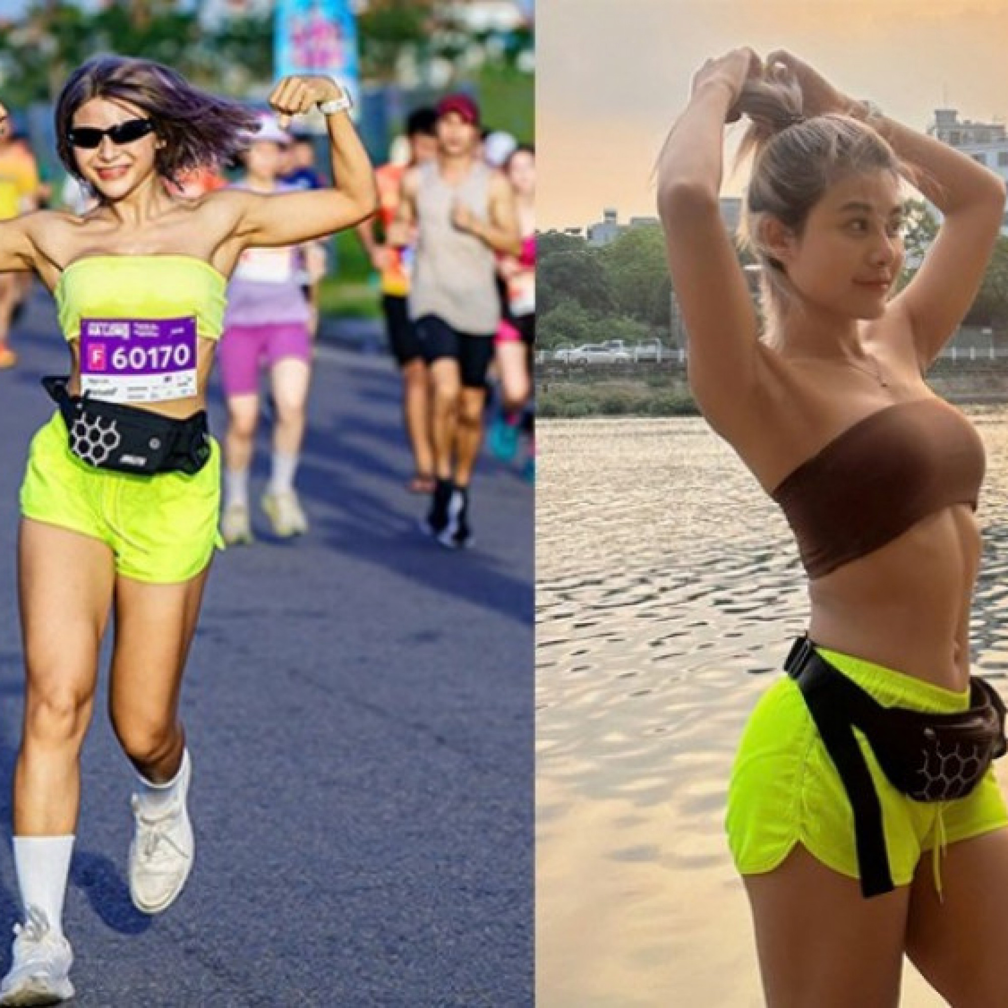  - Người đẹp gymer gây ồn ào chạy bộ: “Nữ hoàng thể hình” không ngại khoe dáng gợi cảm