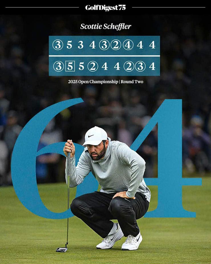 Golfer số 1 hành tinh Scottie Scheffler "đánh thức bản lĩnh quái vật", dẫn đầu The Open sau 36 hố - 1