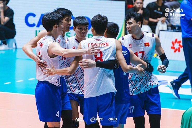 Bóng chuyền Việt Nam vượt Thái Lan tại chặng 2 SEA V-League, đổi màu huy chương ấn tượng - 1