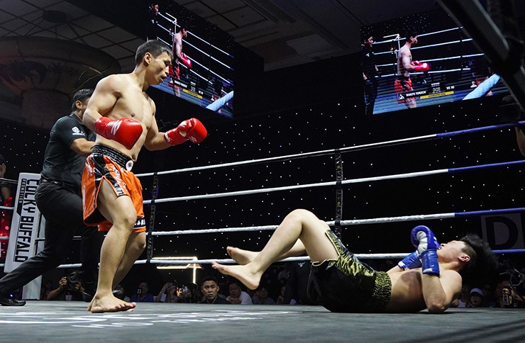 Võ sĩ bất bại Kiều Duy Quân thắng knock-out cao thủ Hàn Quốc chỉ sau 1 phút - 9