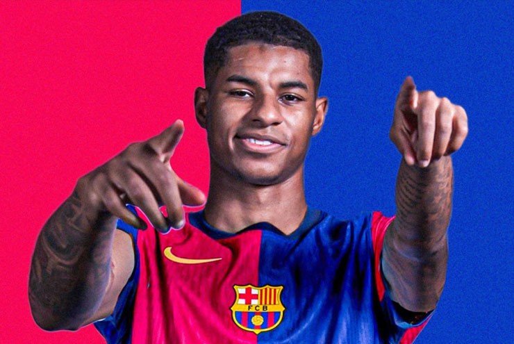 Barcelona gặp họa với Rashford: Ngôi sao nguy cơ bị "treo chân" giống vụ Olmo - 1