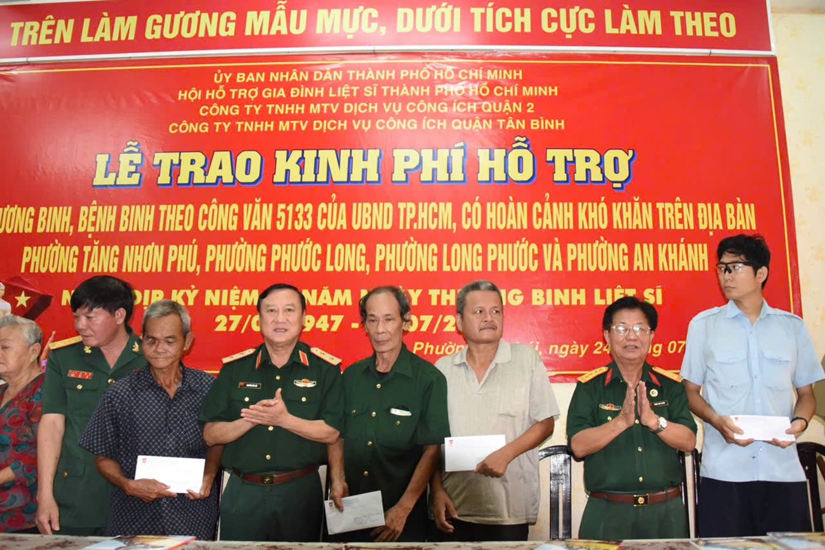 Hơn 1 tỷ đồng đến tay thương, bệnh binh TP.HCM - 1