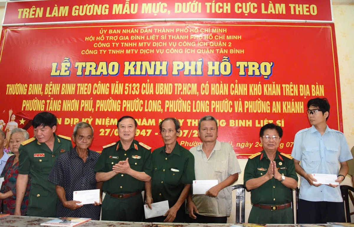Hơn 1 tỷ đồng đến tay thương, bệnh binh TP.HCM - 2