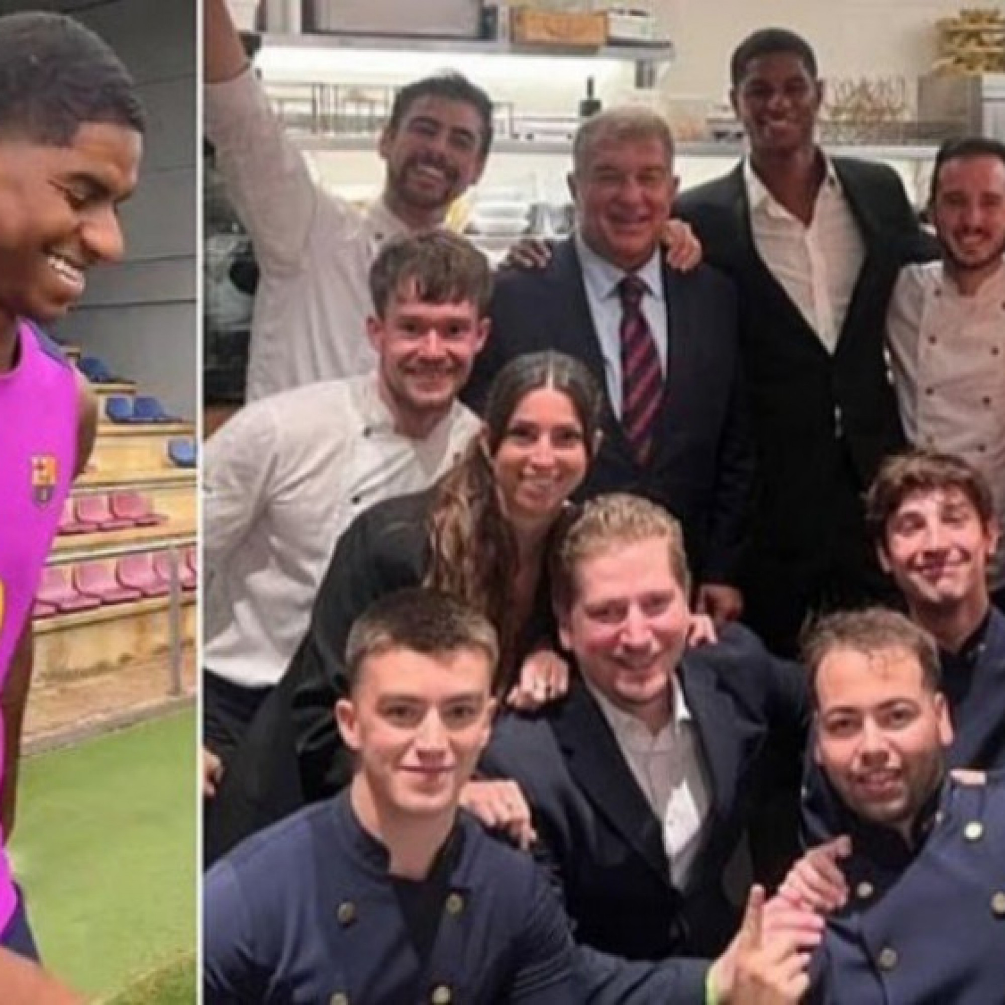  - Barcelona chào đón Rashford như VIP, mở tiệc chiêu đãi ở nhà hàng cao cấp