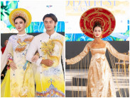 Hoa hậu Phương Linh, Hà Tâm Như đọ sắc trên sàn diễn Vietnam Heritage Áo Dài Fest