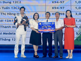  - Đêm nhạc 'Thanh âm thời gian': Kỷ niệm 50 năm thành lập trường THPT số 1 Tư Nghĩa