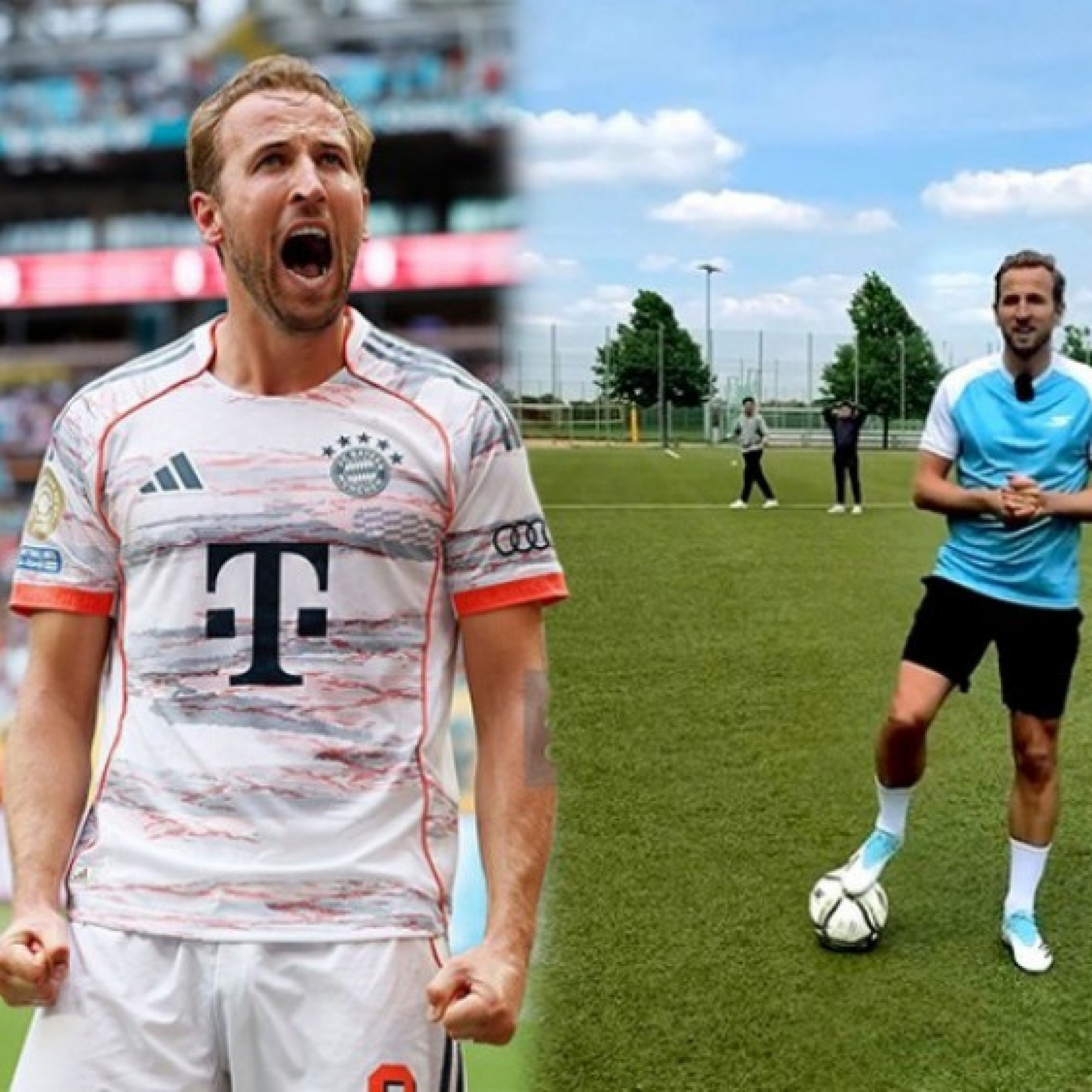  - Pha chạm bóng ảo diệu của Harry Kane khiến CĐV Bayern Munich phát cuồng