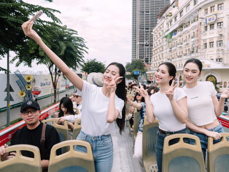 Top 3 Hoa Hậu Việt Nam 2024 và hơn 100 nhà sáng tạo quốc tế quảng bá Du lịch TP.HCM