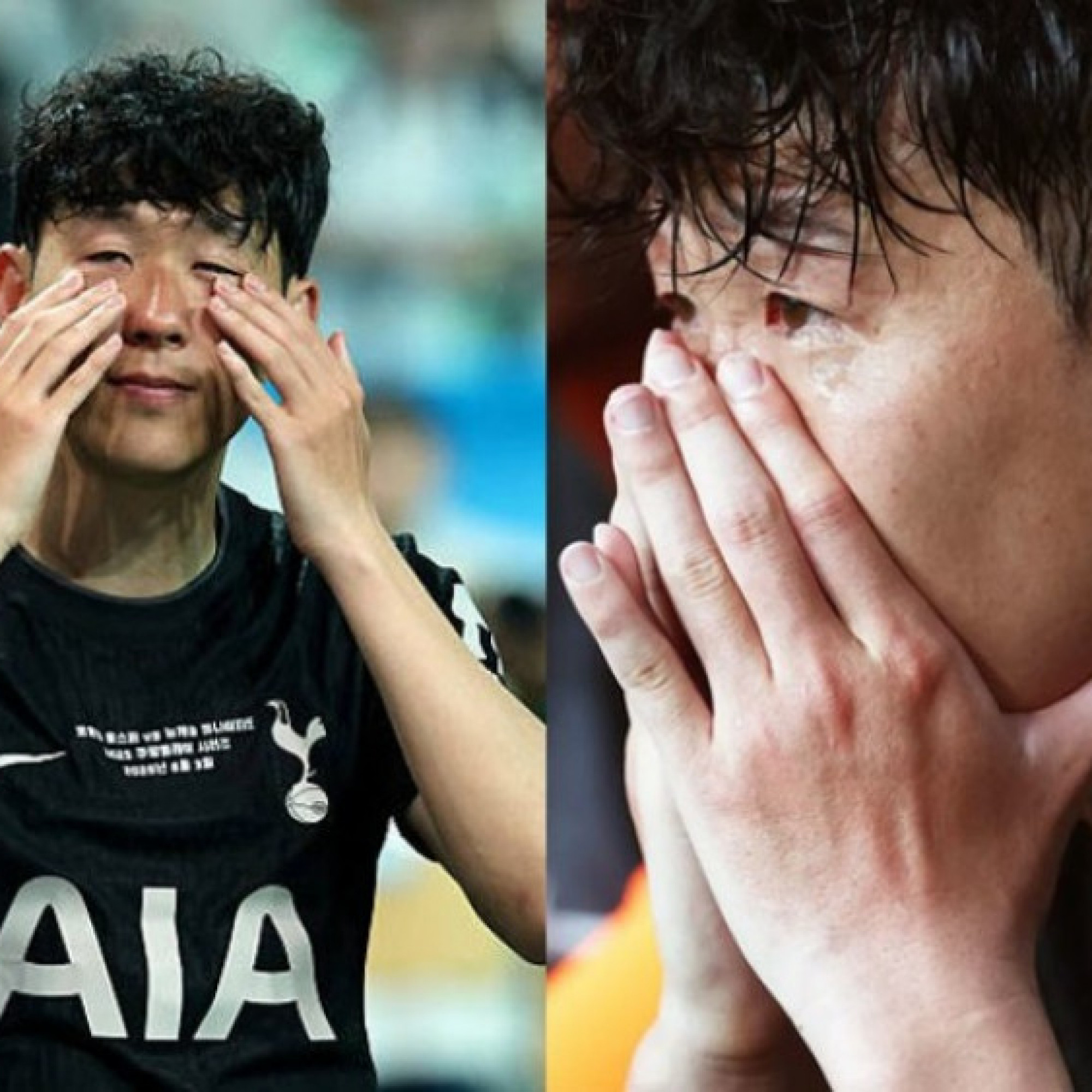  - Son Heung Min bật khóc nức nở ở trận cuối chơi cho Tottenham, đồng đội tri ân đặc biệt