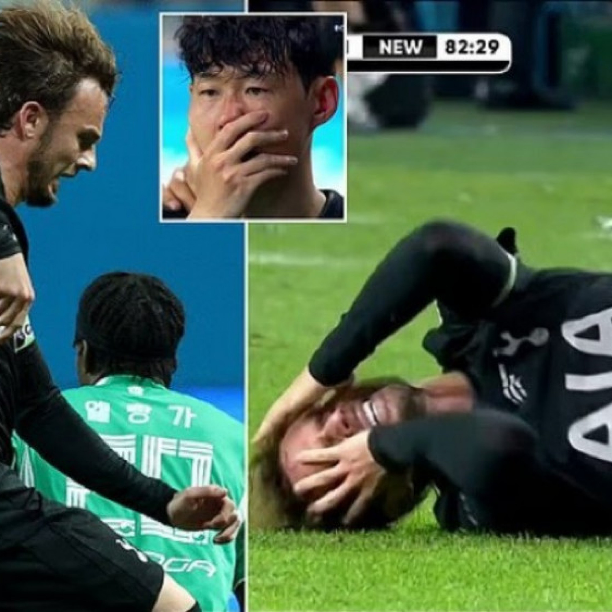  - Ác mộng sao Tottenham chấn thương, rời sân trên cáng ở trận chia tay Son Heung Min