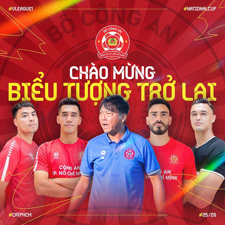 CLB Công an TP.HCM lộ diện, HLV Huỳnh Đức tái hợp Tiến Linh thách thức V-League - 1