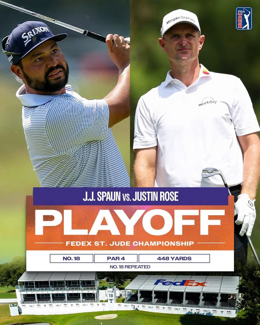 Ba hố play-off định đoạt ngôi vương, Justin Rose đăng quang FedEx Cup St. Jude Championship - 1
