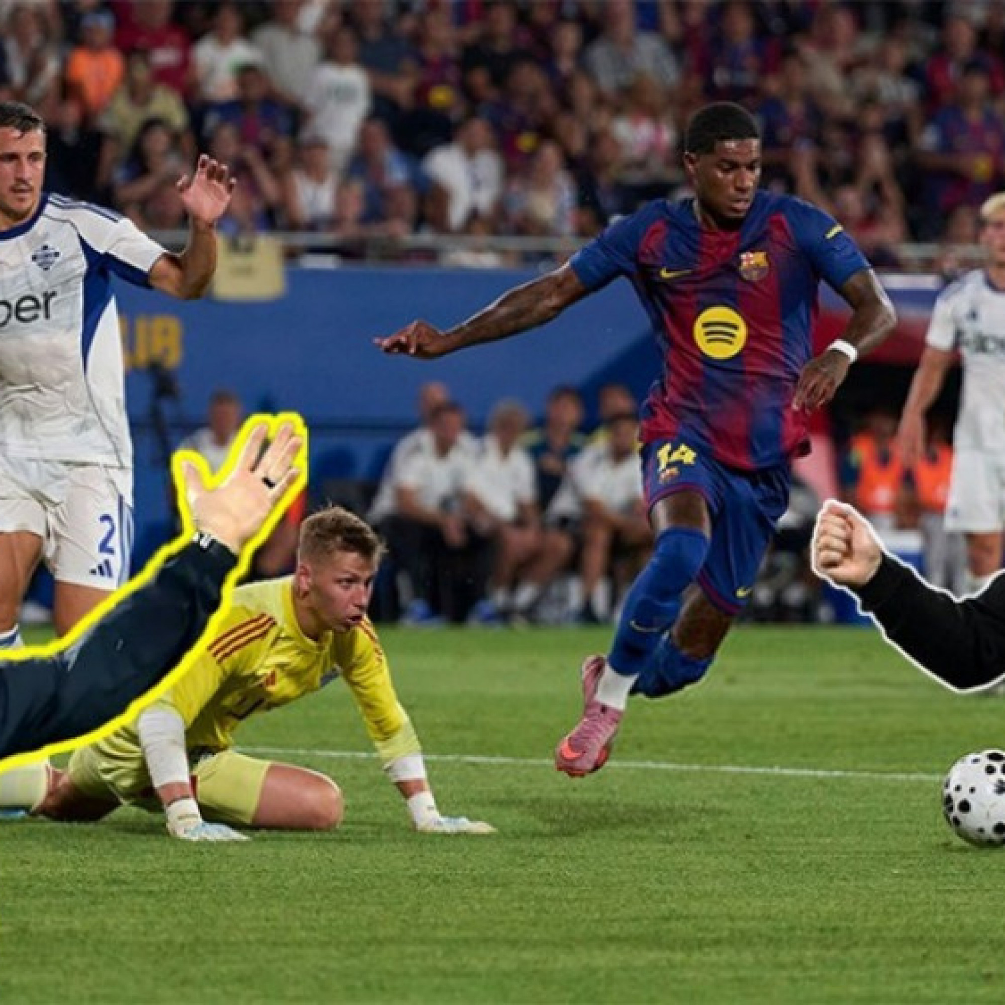  - Rashford thực hiện "pha bỏ lỡ của năm", lời cảnh báo đanh thép cho Barca