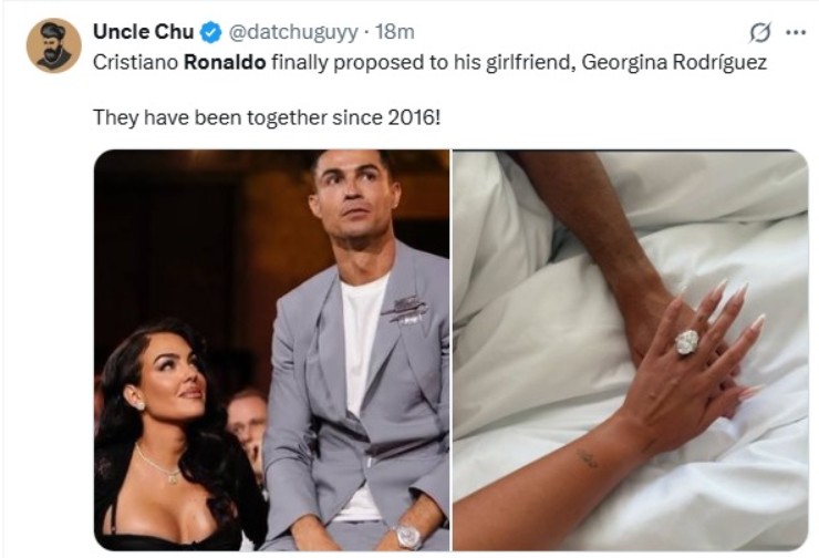 Ronaldo chính thức cầu hôn bạn gái - 2