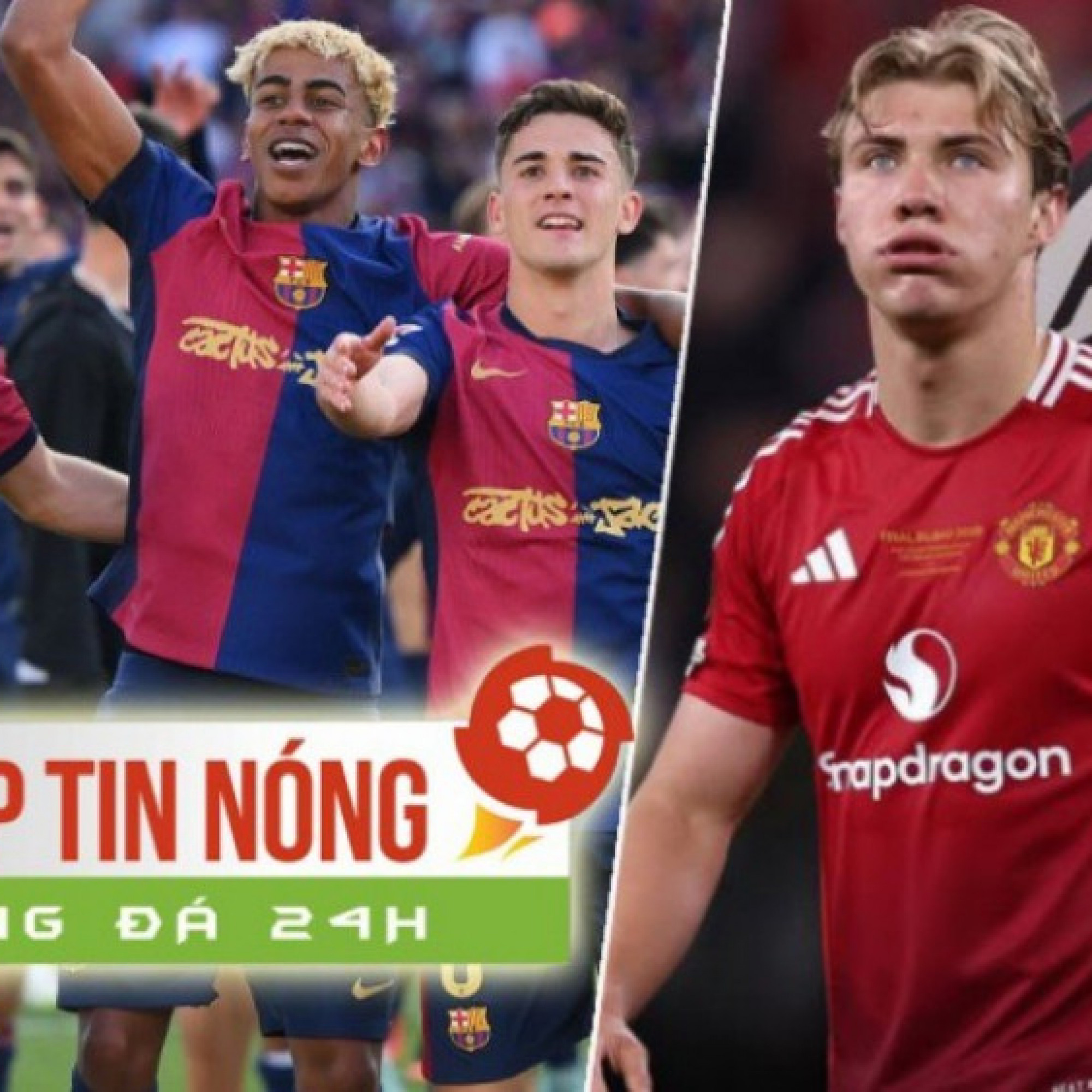  - Hojlund nhận "tối hậu thư" từ Milan, nội bộ Barcelona đại loạn vì 2 sao trẻ (Clip tin nóng)