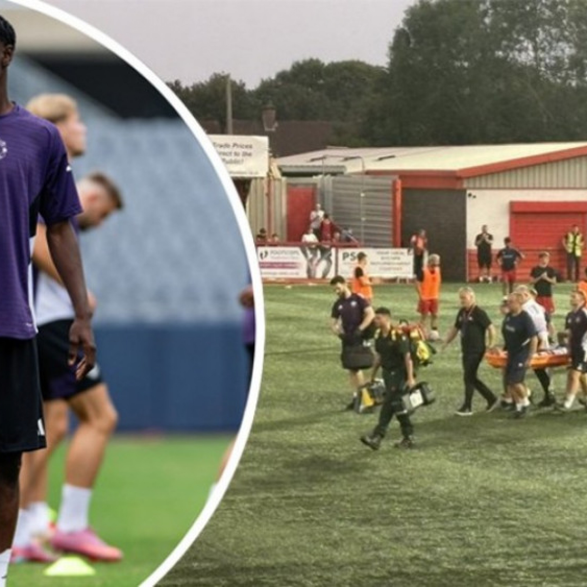  - "Yaya Toure mới" của MU chấn thương nặng, trận đấu bị hủy giữa chừng